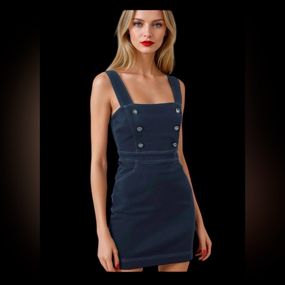 VENUS Navy Blue Mini Dress